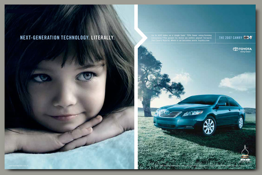 Toyota Camry magazine ad